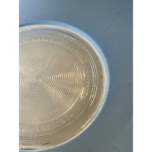 Pyrex 2.5L Moody Blues Mixing Serving Bowl Clear‎ Bottom Minor Imperfections - Picture 7 of 7